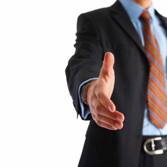 Handshake With An Executive